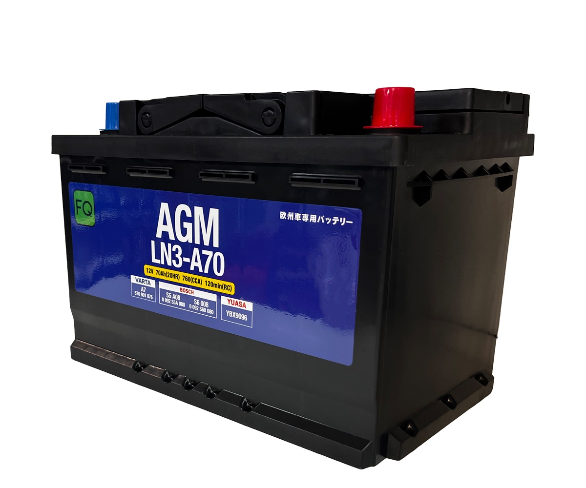 Батарея аккумуляторная FQ LN3A70 70А/ч 760А 12В обратная полярн. стандартные (Европа) клеммы